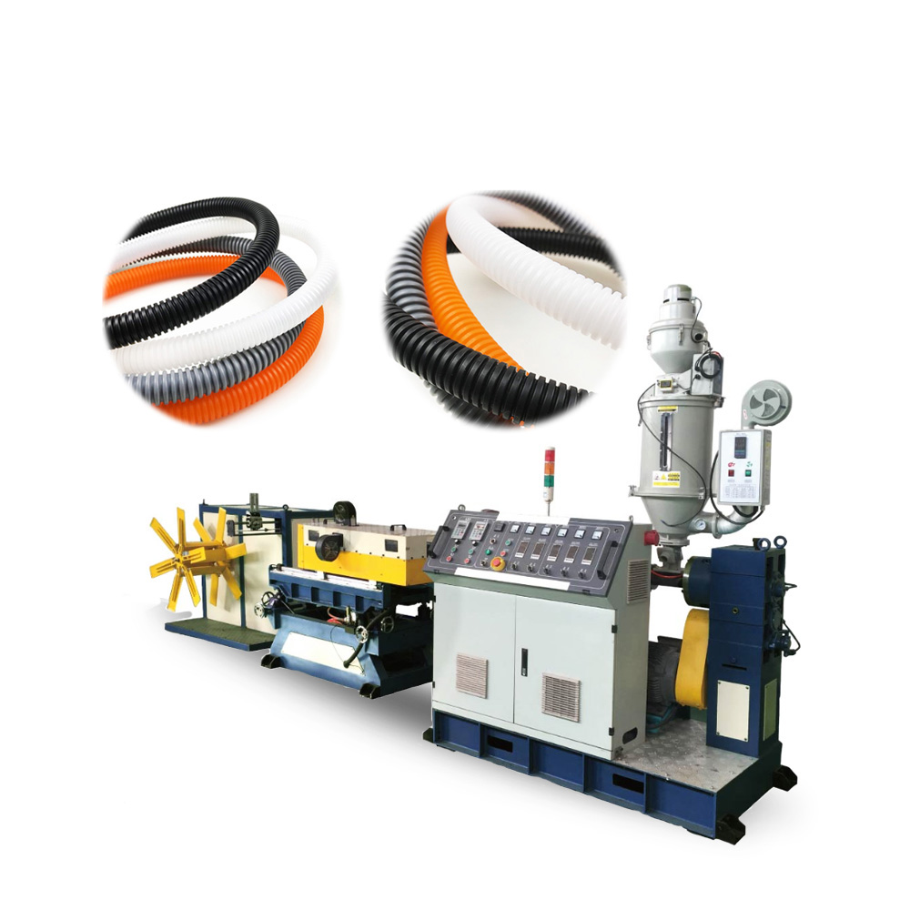 · PP PE HDPE PVC Corrugated Pipe Extrusion Line
