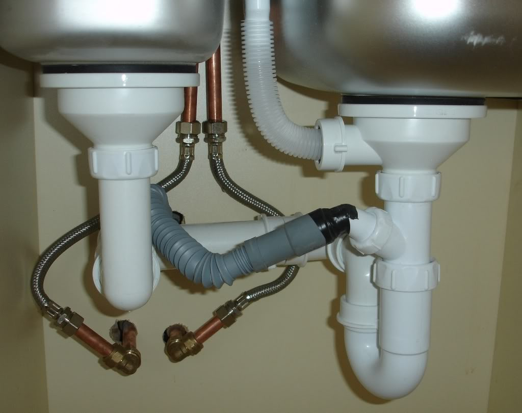 kitchen-sink pvc pipe drain