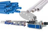 Plastic pipe production line processing technology